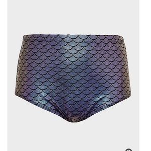 Torrid NWT mermaid high waist swim bottoms